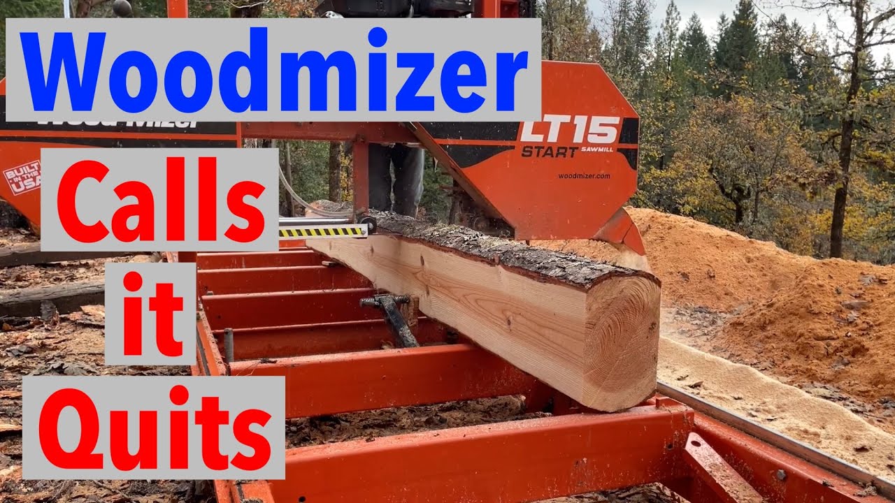 Woodmizer Ends Resharp Blade Sharpening - & A Milling Video