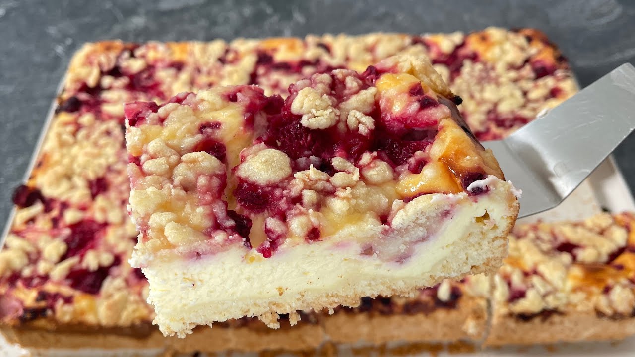 Der leckerste Himbeer-Quark-Kuchen den  je gegessen habe! 😍👌Unglaublich lecker und einfach!