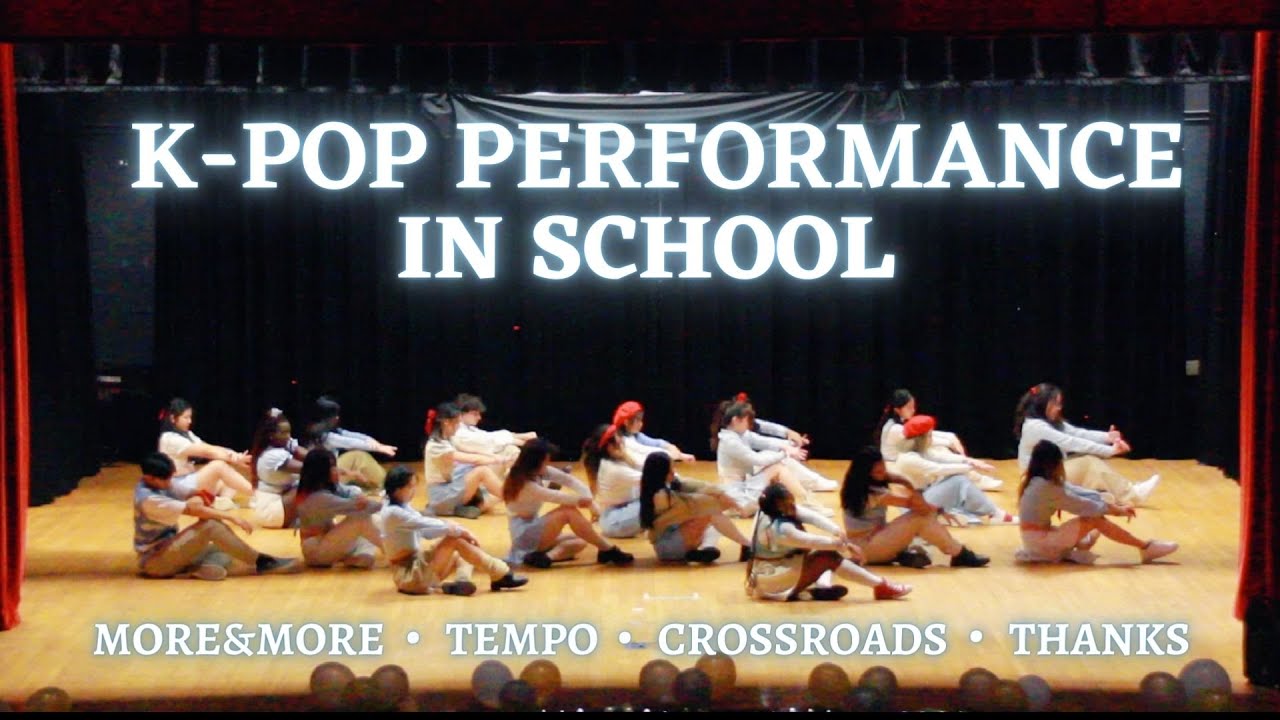 [K-POP IN SCHOOL]  TWICE X EXO X GFRIEND X SEVENTEEN PERFORMANCE BY K-EDGE DANCE CREW