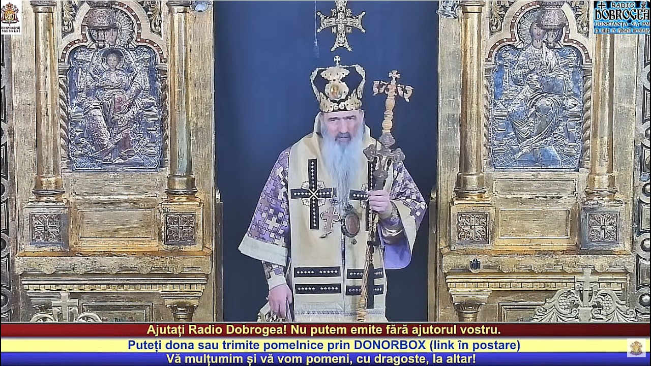 Liturghia Darurilor mai înainte sfințite, oficiată de IPS Teodosie, Arhiepiscopul Tomisului