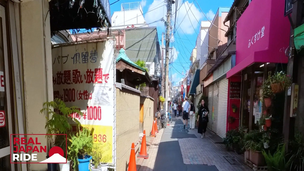 Tokyo's Insane Narrow Alleys Cycling: Jujo District