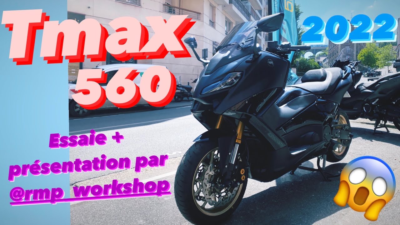 Nouveau Yamaha TMAX 560 (2022) 😱🔥, je l’essaie + la présentation de  @rmp_workshop