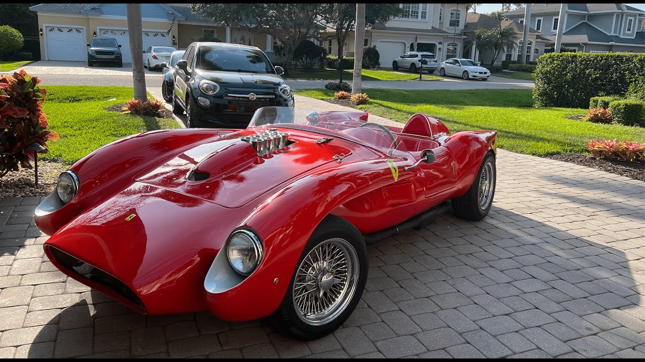 1957 Ferrari 250 Testarossa Tribute 1/1 Cold Start and Test Drive