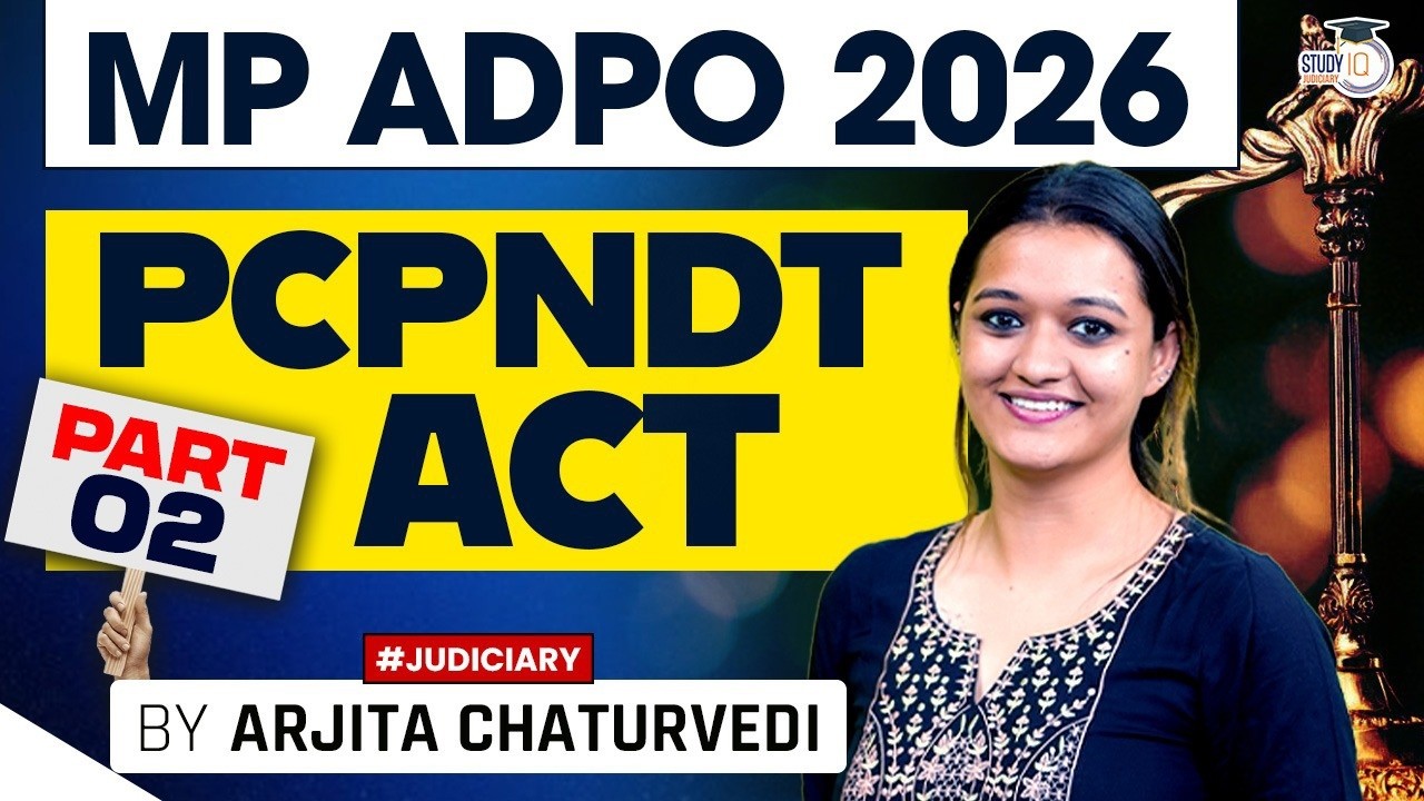 PCPNDT Act | Pre-Conception & Pre-Natal Diagnostic Techniques Act, 1994