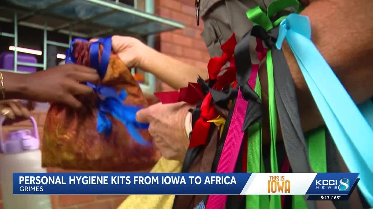 Iowa sewing group empowers South African girls with hygiene kits