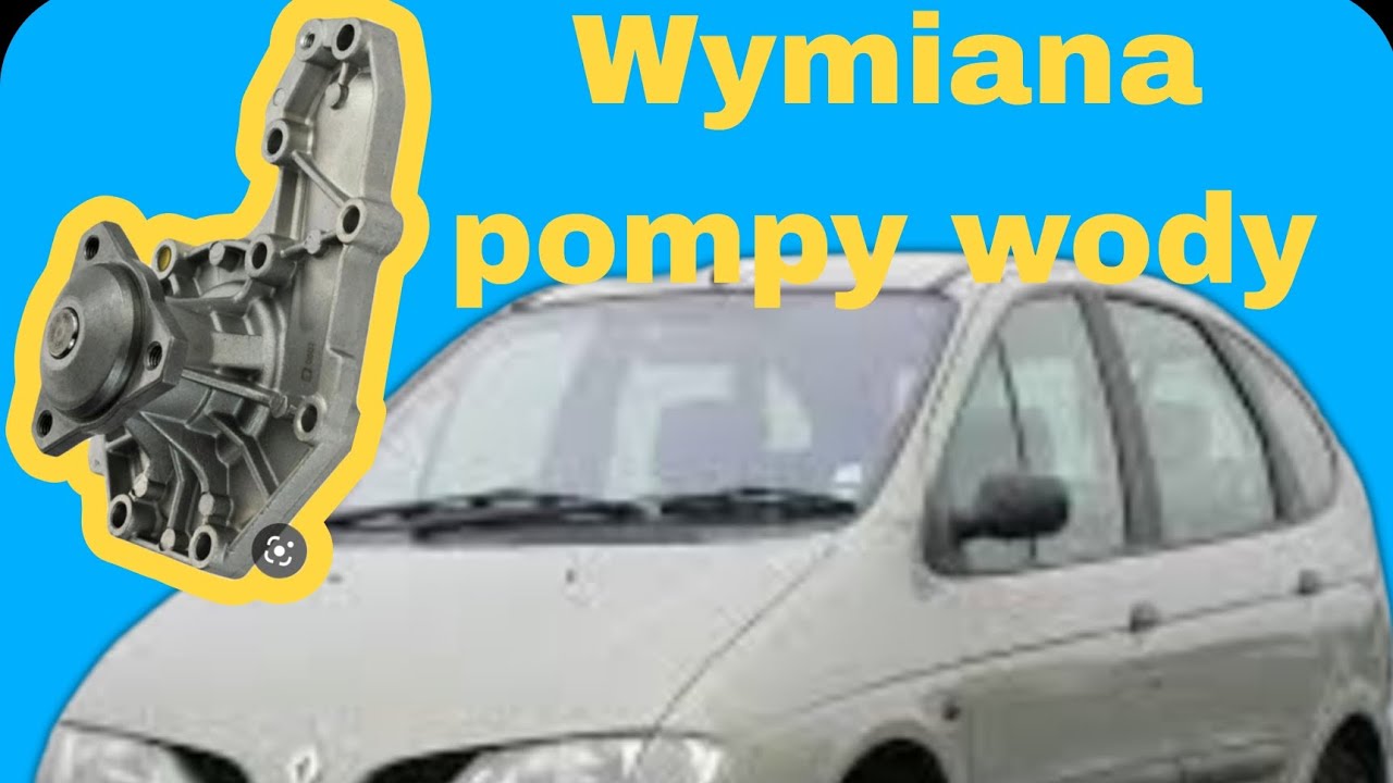 Wymiana pompy wody i gum stabilizatora        Renault Scenic