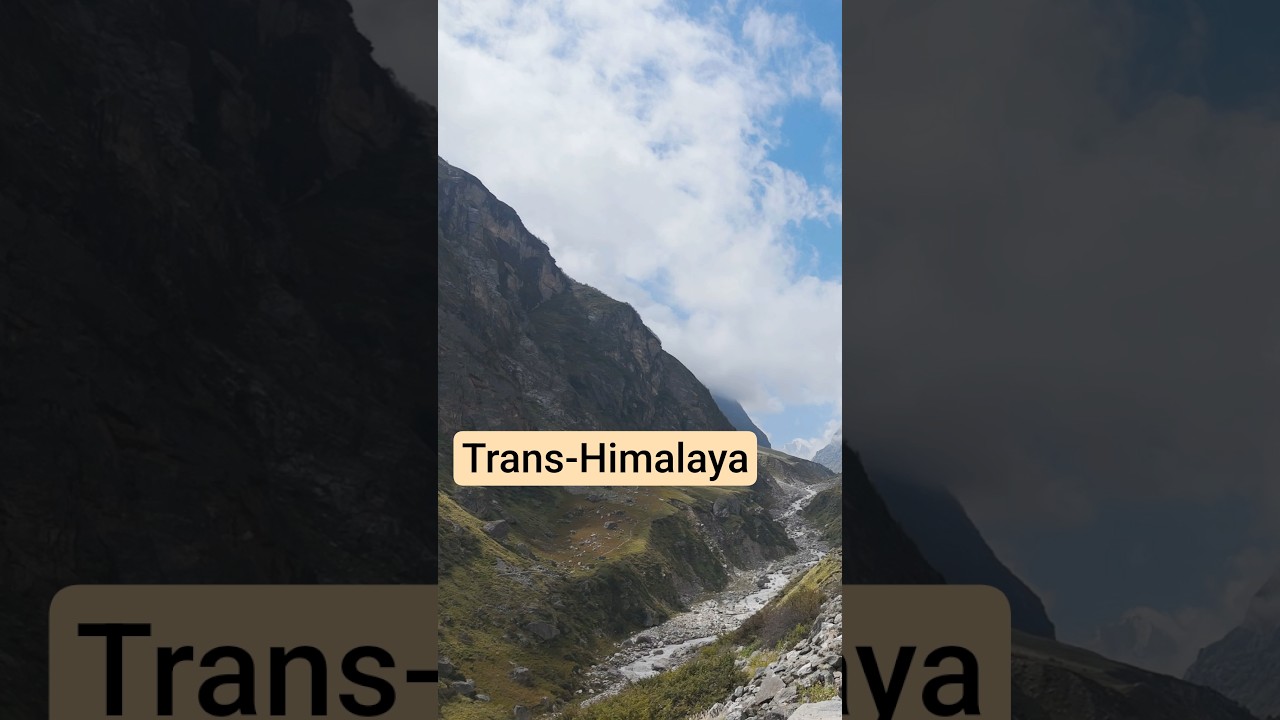 Trans Himalayan Valley | Raw Mountain Landscape #Shorts #uttarakhand