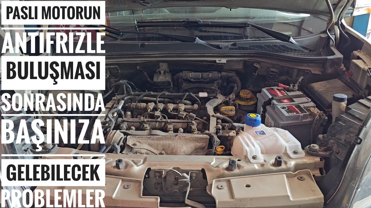 Paslı motor suyuna antifiriz doldurursak ne olur?