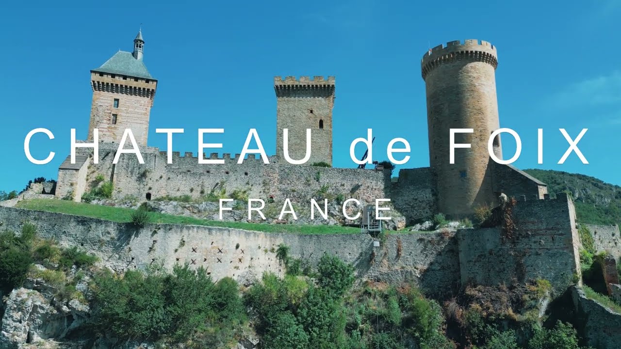 Foix Castle - France DJI Mini 3 Pro 4K