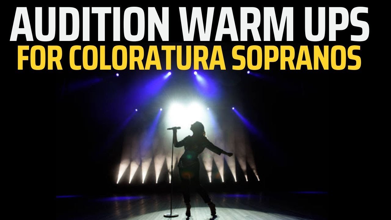 COLORATURA SOPRANO AUDITION DAY WARM UPS - 1 Hour Of Full Range Exercises For Advanced High Voices