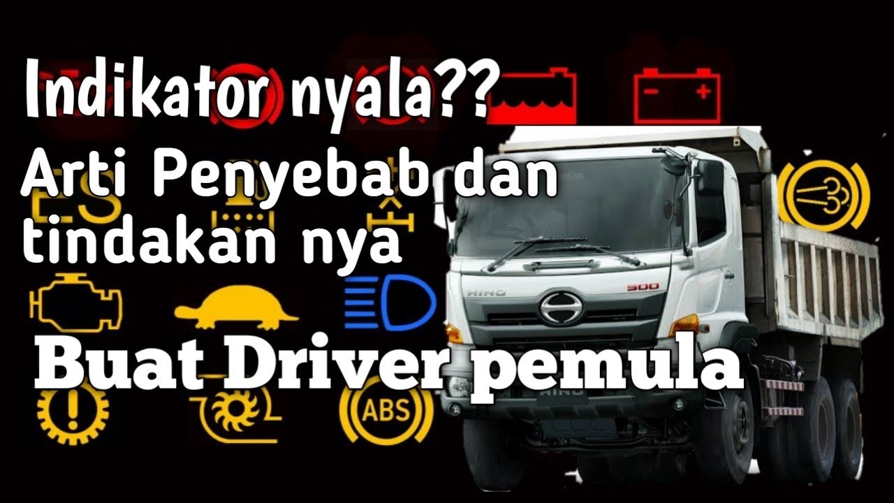 Nama nama instrument panel Hino 500 fm,260 jd Arti penyebab dan tindakan apabila indikator menyala,