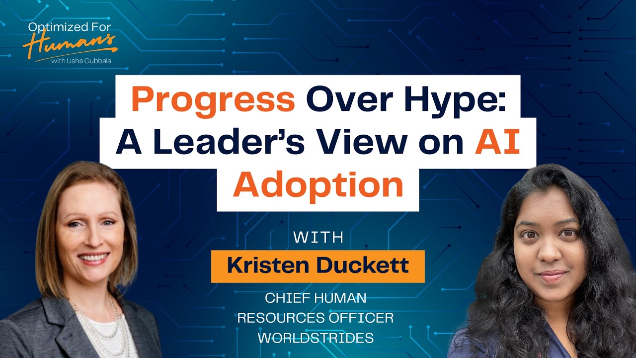 SE01E23 - Progress Over Hype: A Leader’s View on AI Adoption? | Kristen Duckett