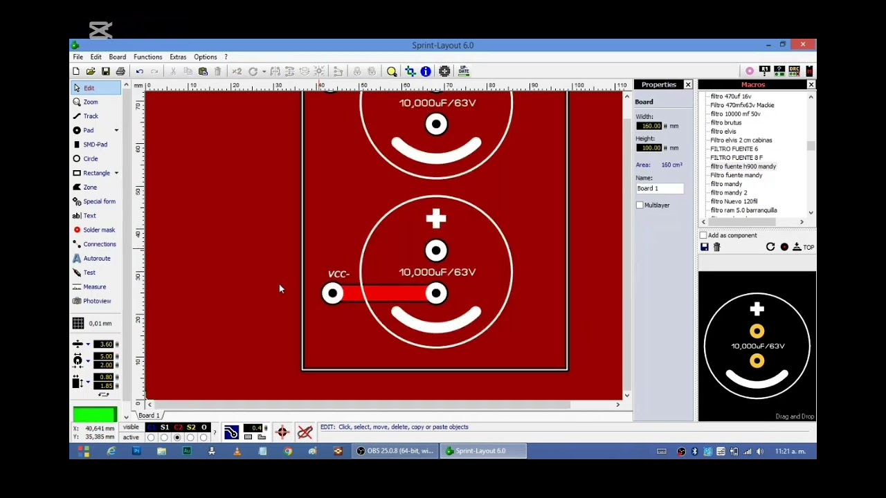 sprint layout curso curso Cómo generar la capa gnd omasa a tierra