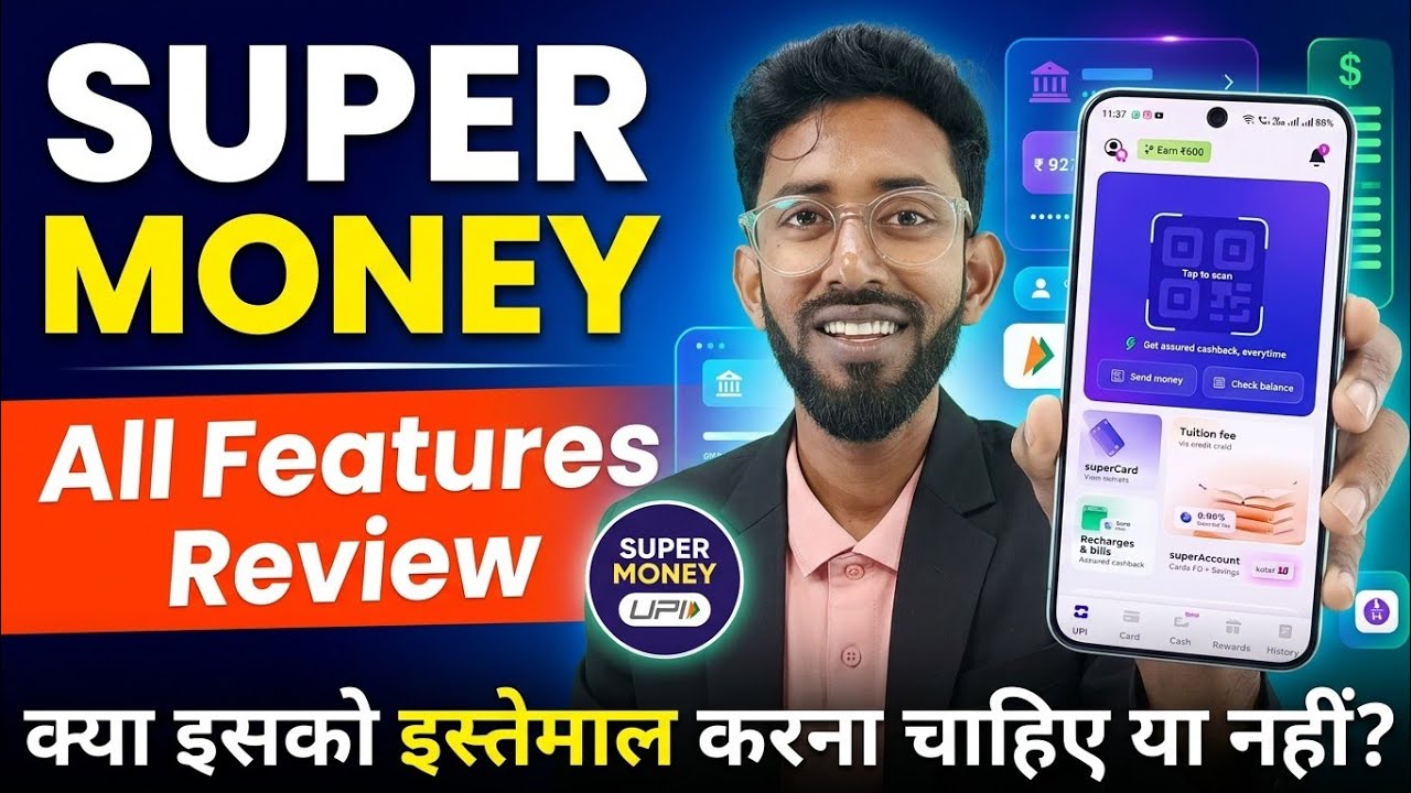 Super Money Upi Apps All Features, Super Money Upi Kaisa Apps Hai, Super Money Upi All Settings 