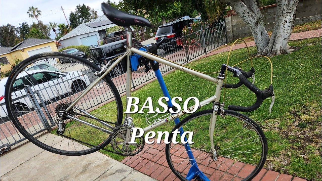 barn find a vintage BASSO penta road bike