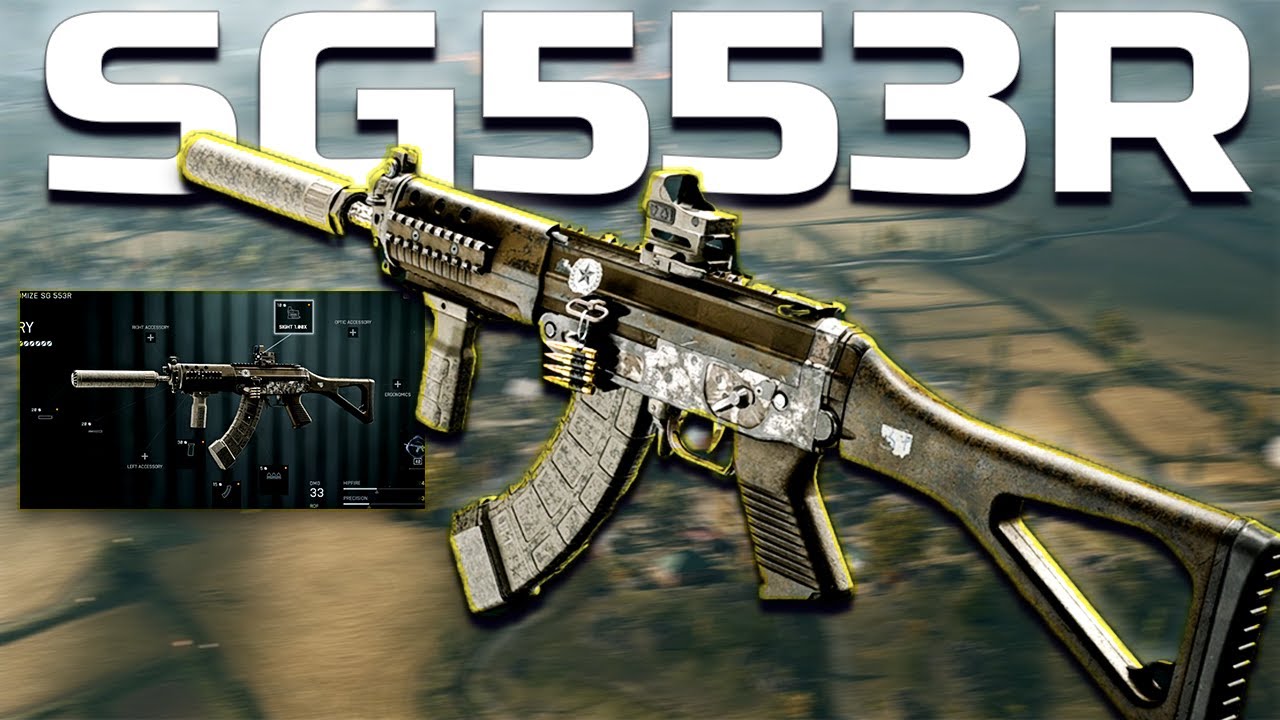 Mocne mocowania karabinka SG553R Battlefield 6
