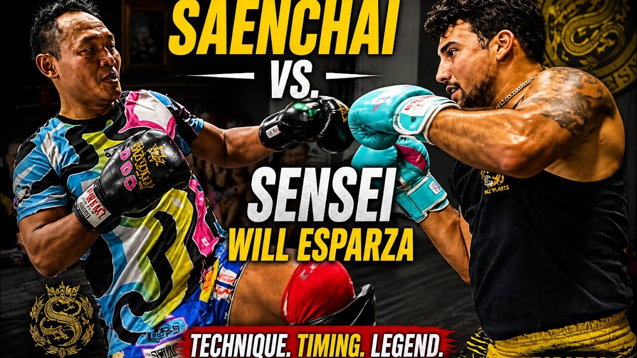 🔥 Saenchai Vs. Sensei Will Esparza (Sparring Match) #ProFighter #Yokkao #Saenchai #GOAT