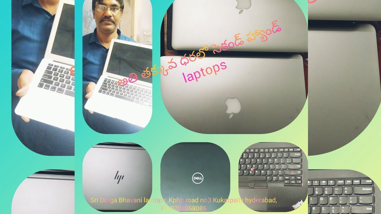 Multi branded Used Laptops//Second hand laptops//Refurbished Laptops in Hyderabad