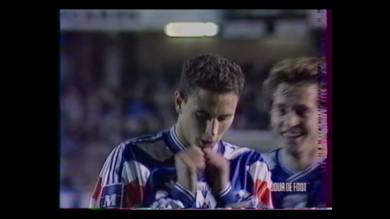 Montpellier-Strasbourg 4-0 15eme journee 93_94 Jour de Foot TeleFoot 29_10_93