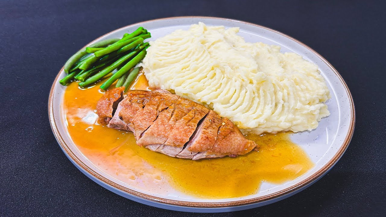 Pan-Seared Duck Breast with Tangy Orange Sauce