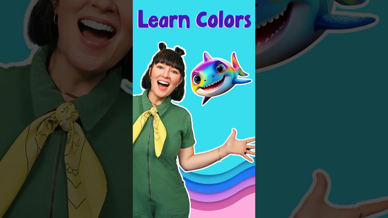 Baby Shark Learns Colors! 🌈✨ | Nursery Rhymes & Kids Songs | Toddler Learning