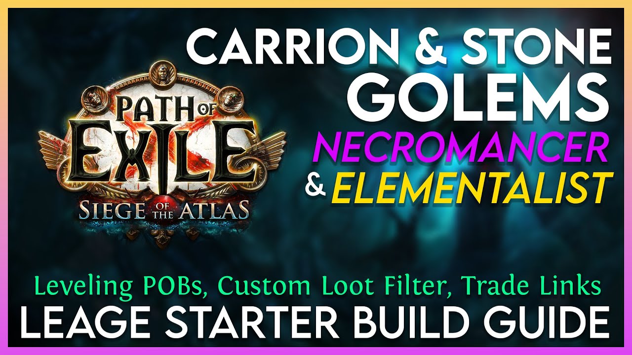 Stone and Carrion Golems League Starter Updated for 3.17 Sentinel League