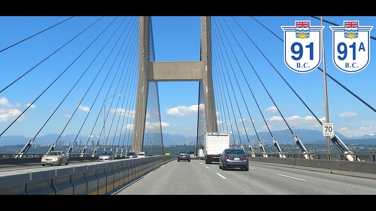 [2021/02] Vancouver Freeways - BC Highway 91 & 91A (Alex Fraser Bridge, Queensborough Bridge)