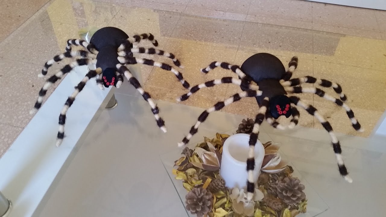 ARAÑA PARA HALLOWEEN CASI REAL