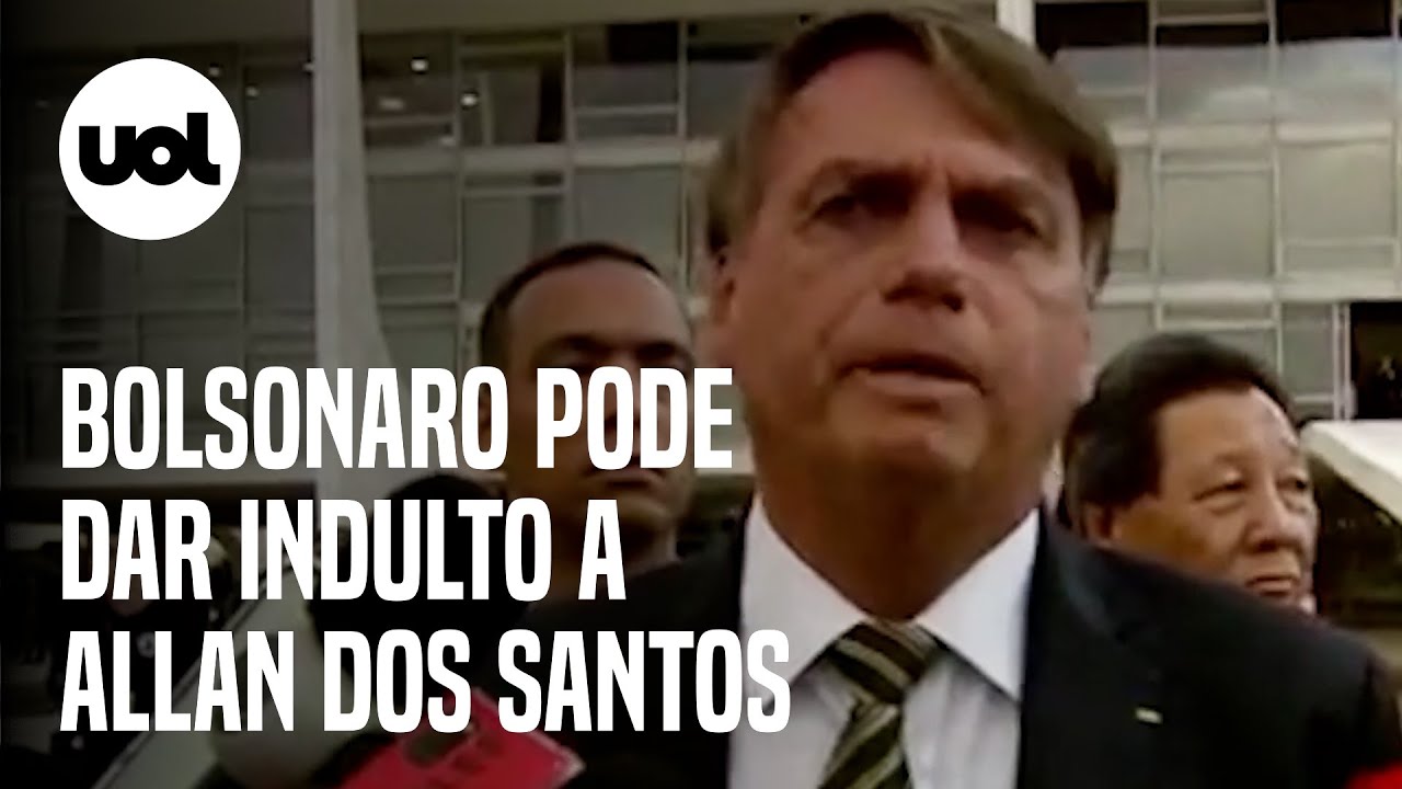 Bolsonaro considera dar indulto a Allan dos Santos: 'Eu vou estudar'