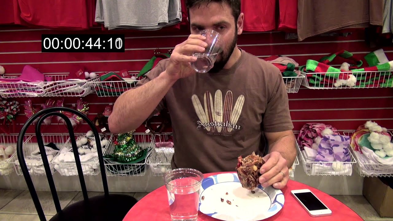 The Bear vs Santa's Candy Castle Fruit Cake Eating Qualifier