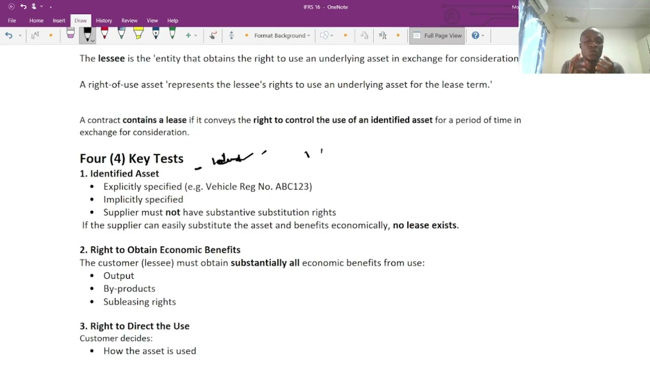 ACCA F7 - Leases IFRS 16   Lecture 1