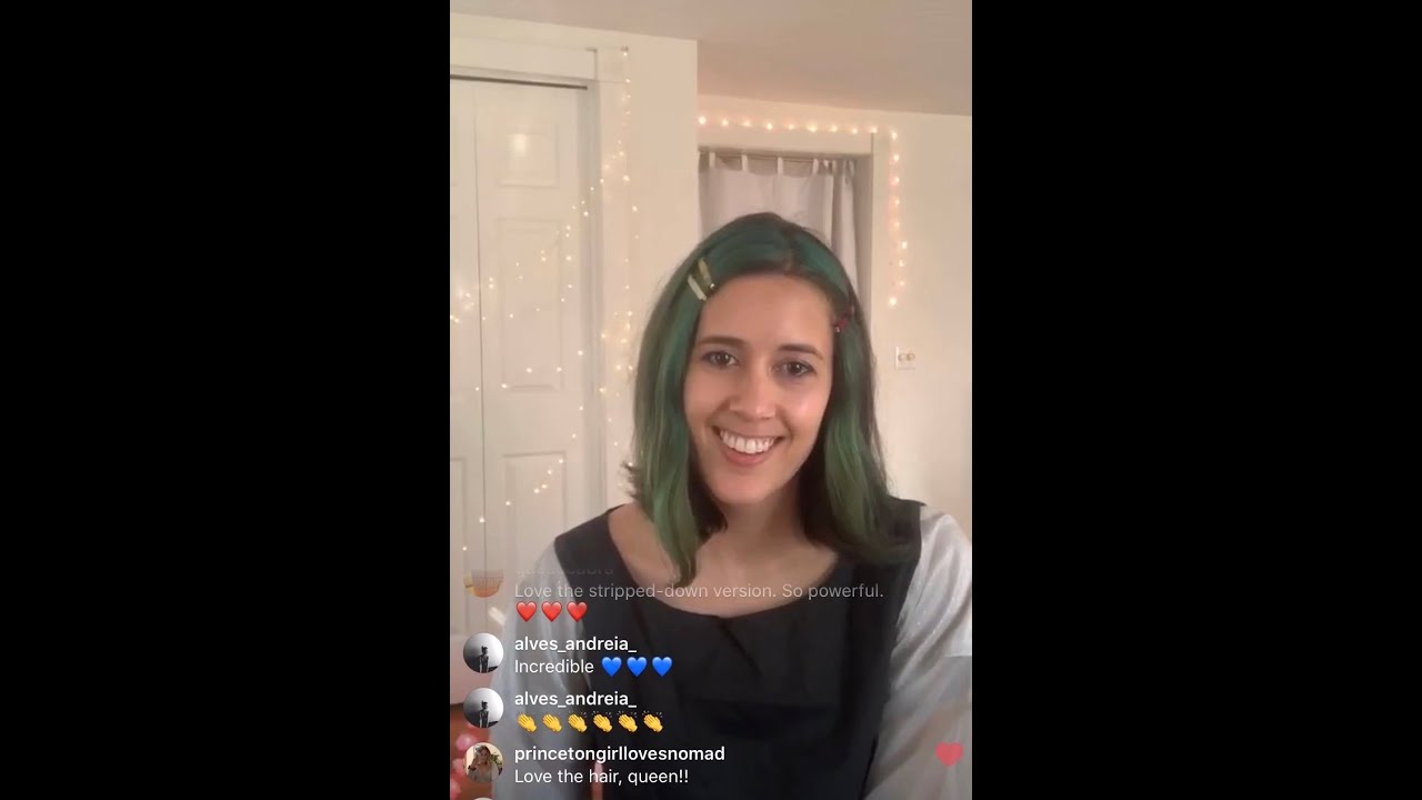 Half Waif Living Room Live Stream Performance - April 7 2020