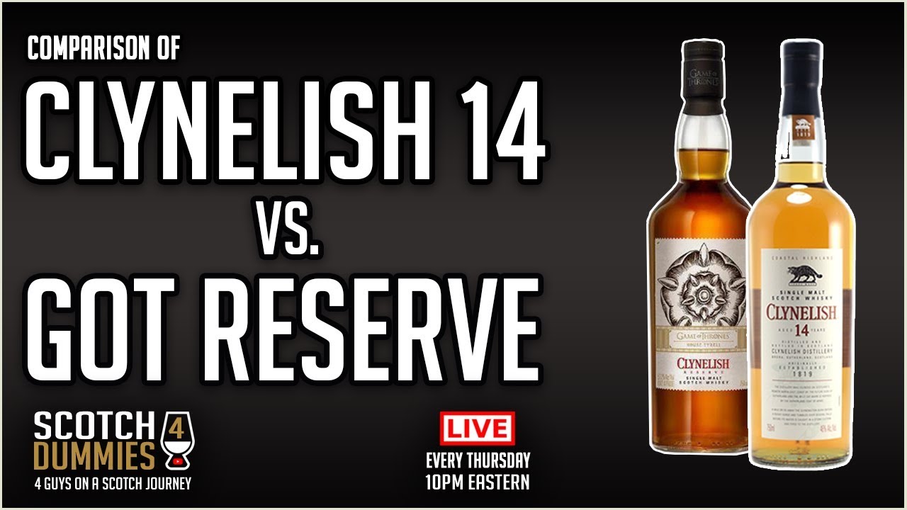 Game of Thrones Clynelish Reserve vs. Clynelish 14. Are They Different?