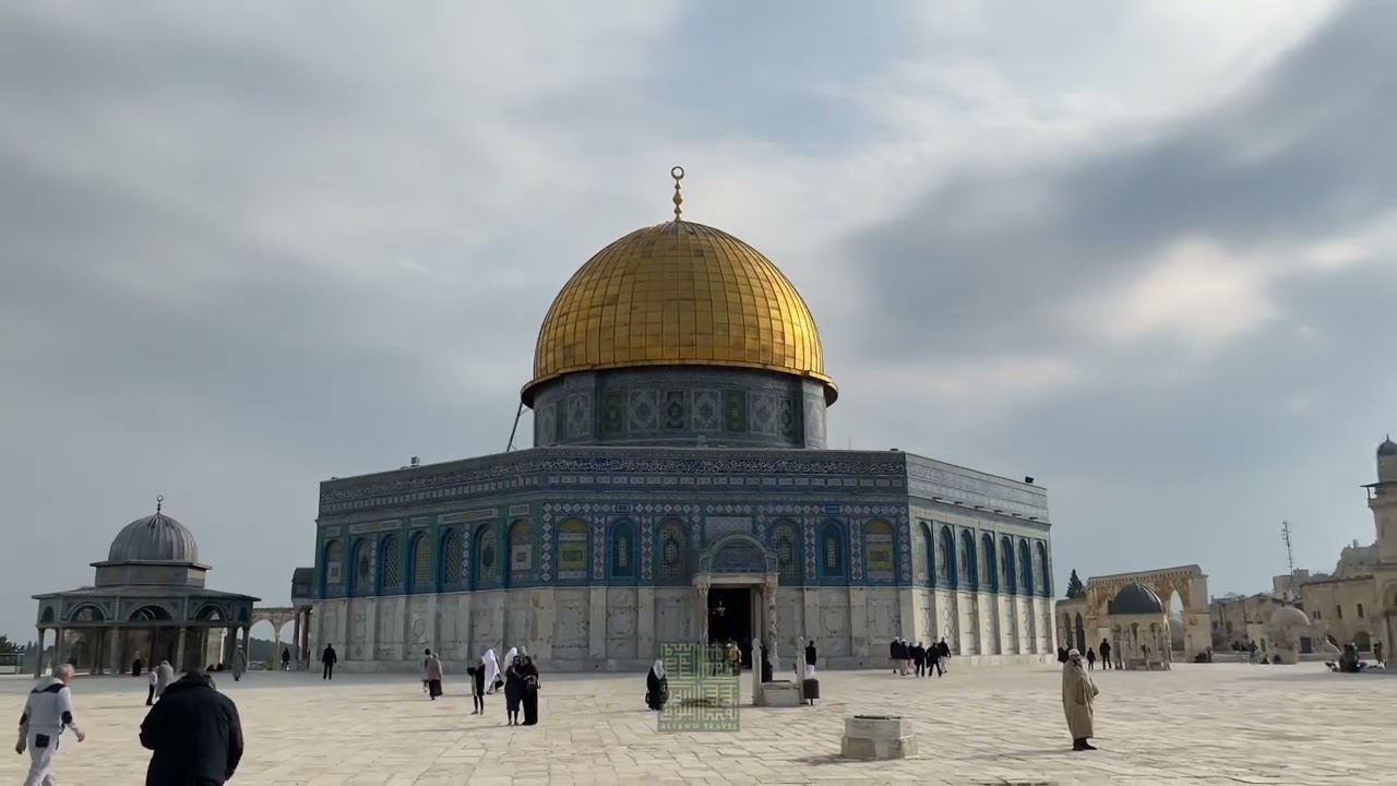 Beautiful Azan Masjid Al-Aqsa, Dome of the Rock, Jerusalem Palestine 🇵🇸