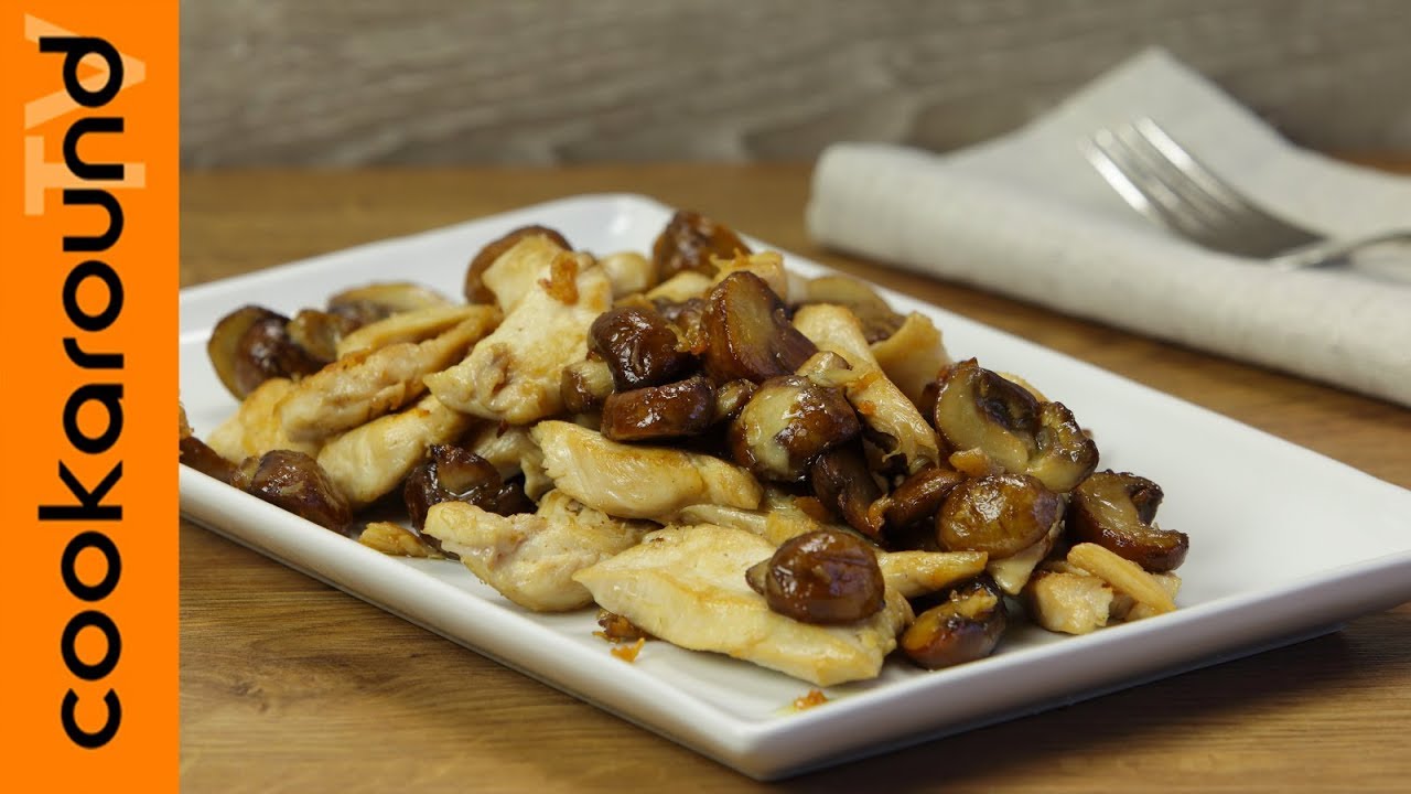 Straccetti di pollo ai funghi