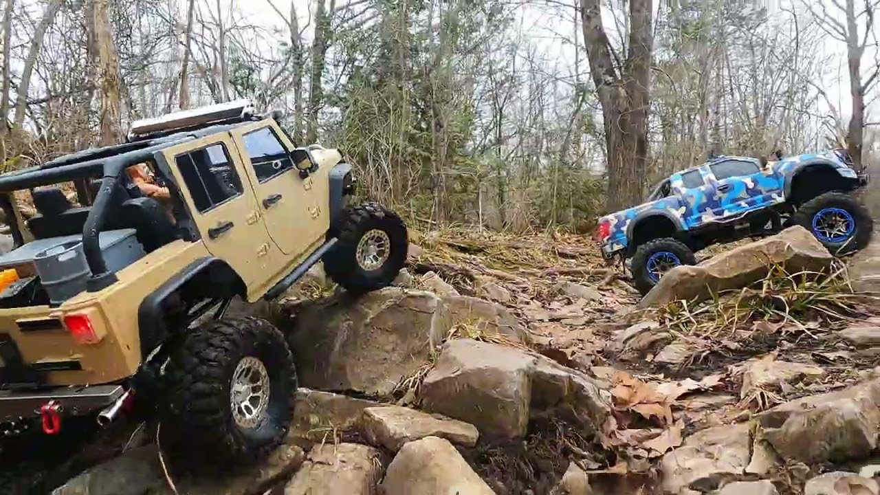 RC Trailing Injora Jeep And Jeffs TRX4 Ford