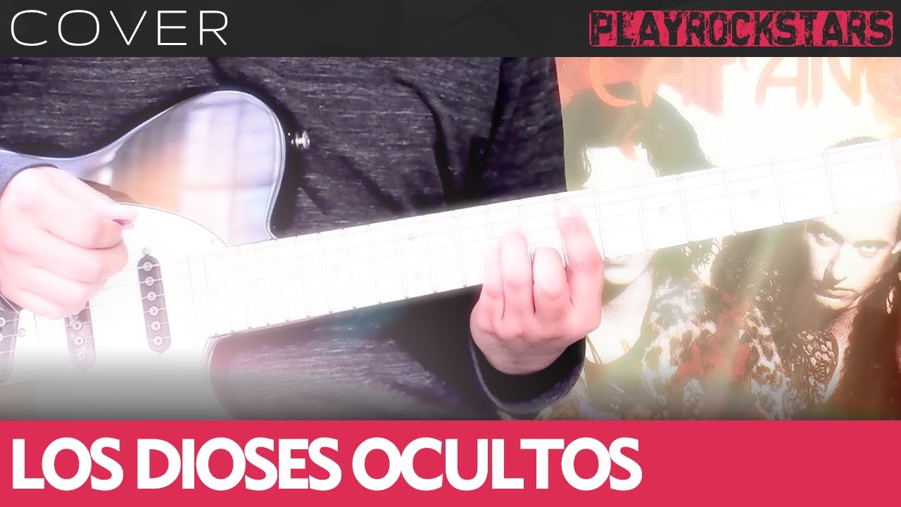 como tocar LOS DIOSES OCULTOS en guitarra CAIFANES ⭐️ COVER / ACORDES / SOLO / RITMO / TABS