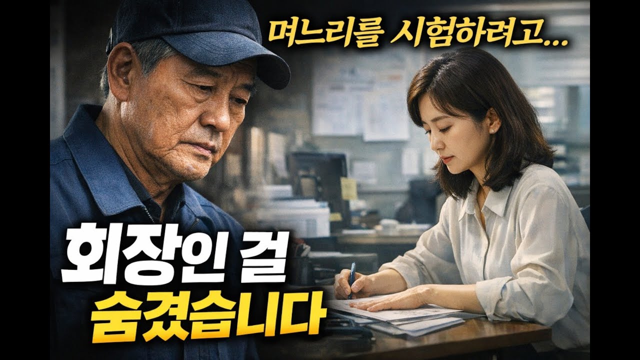 아무도 몰랐다… 말단 직원으로 일하던 노인이 사실 재벌 회장이었다