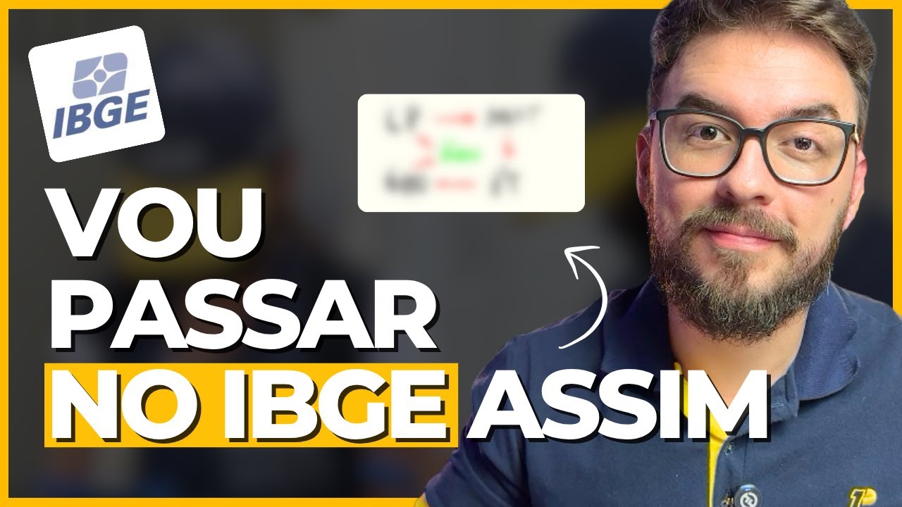 VOU PASSAR NO CONCURSO DO IBGE FAZENDO ISSO | Plano de estudos para Agente (APM)