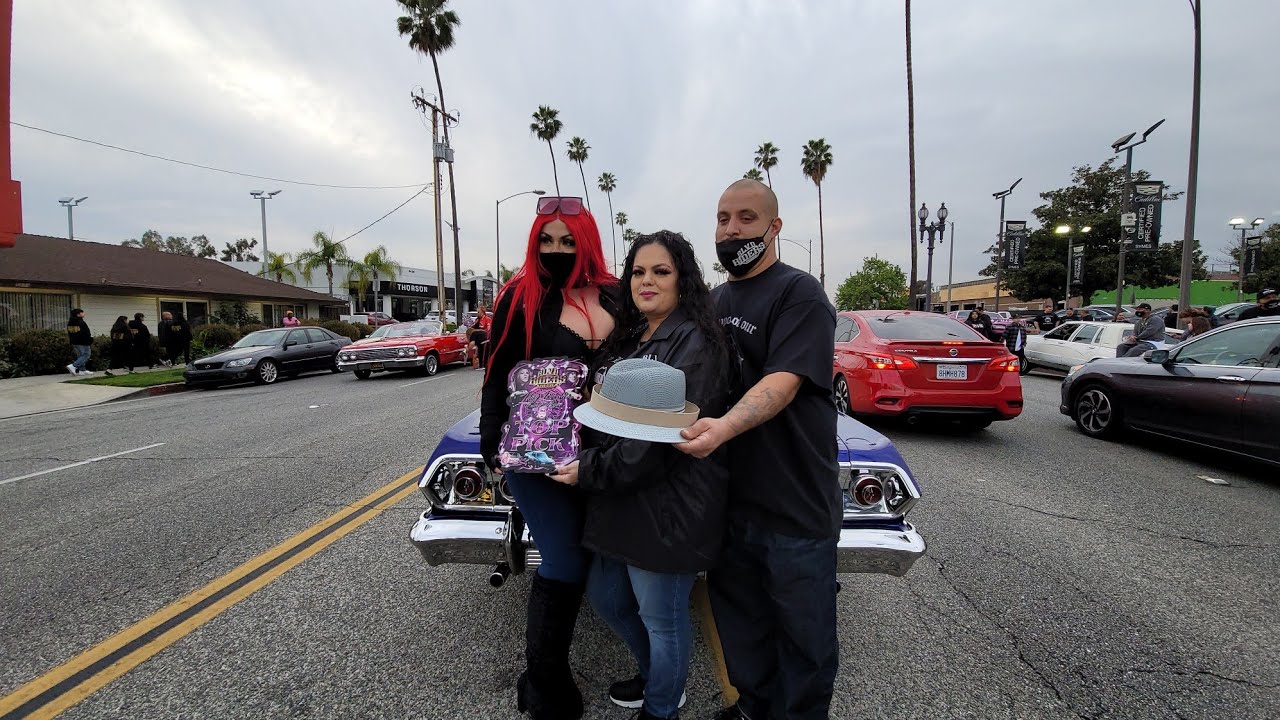 BLVD RIDERS LADY LOWRIDING PASADENA CRUISE