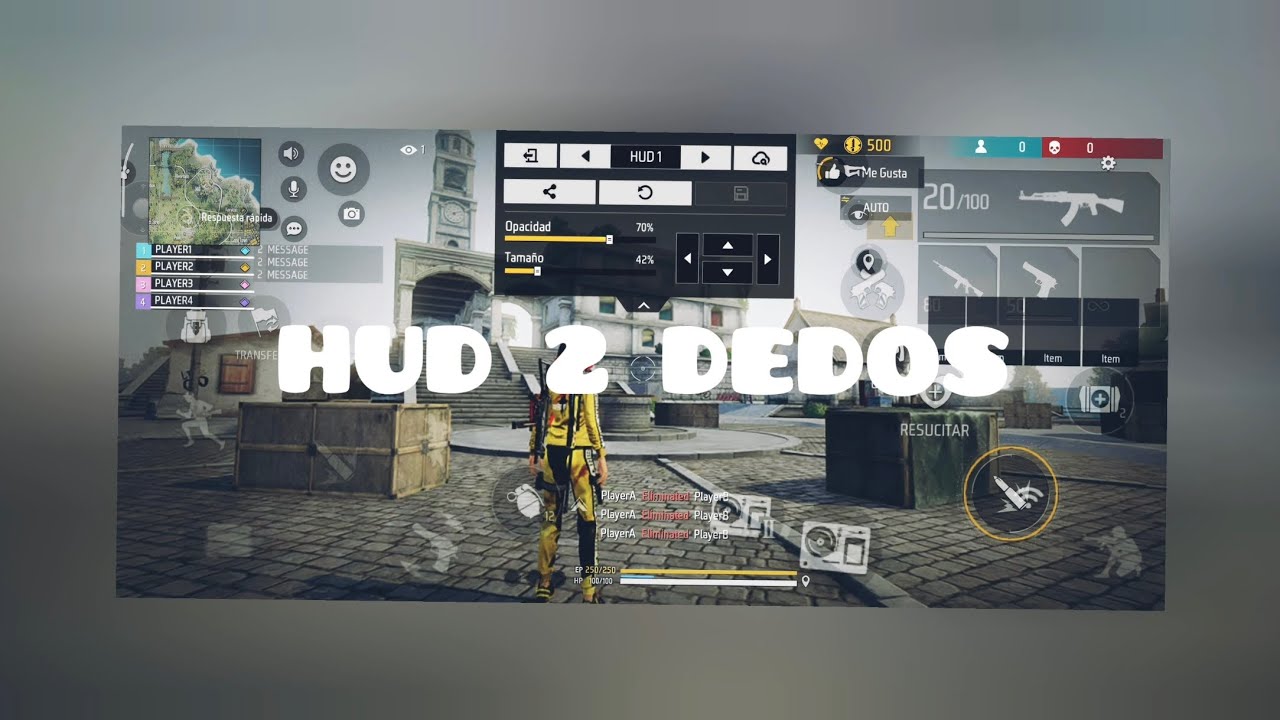 Muestro mi hud 2 dedos (Actualizado) #freefire 2025