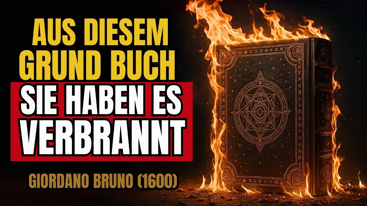 Giordano Brunos verbotenes Geheimnis um ALLES zu bekommen (Enthüllendes Buch, 1600) 🔥Verbotenes Buch