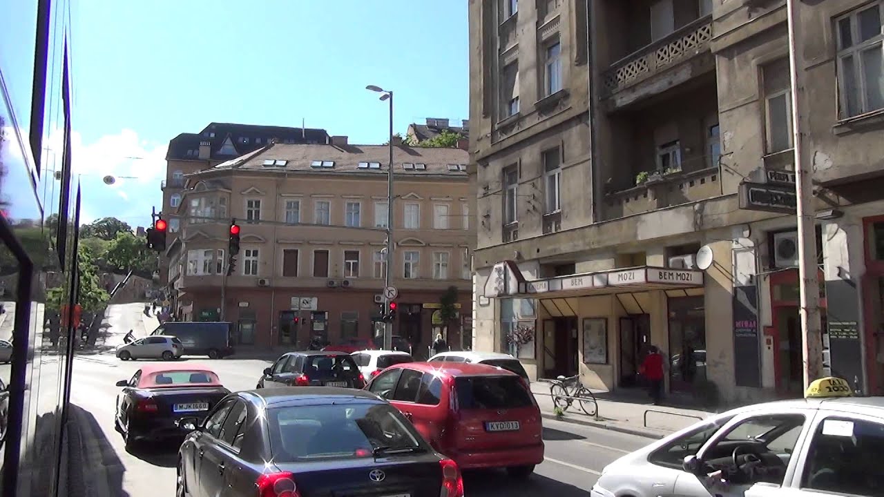 Budapest Tram 4-6 Ride from Nyugati Pályaudvar to Széll Kálmán tér