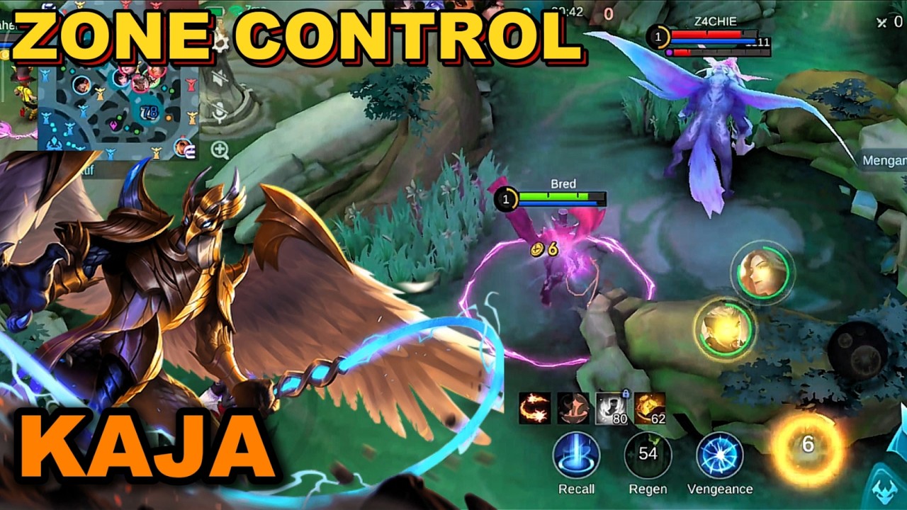 LAWAN MENJAUHI AREA SAAT KAJA SIAP MENARIK #mlbb #mobilelegends #roamer #kaja