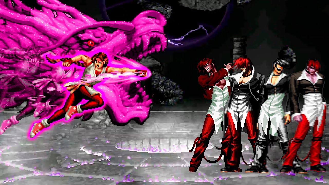 [KOF Mugen] Supreme Yuri vs Orochi Iori Team