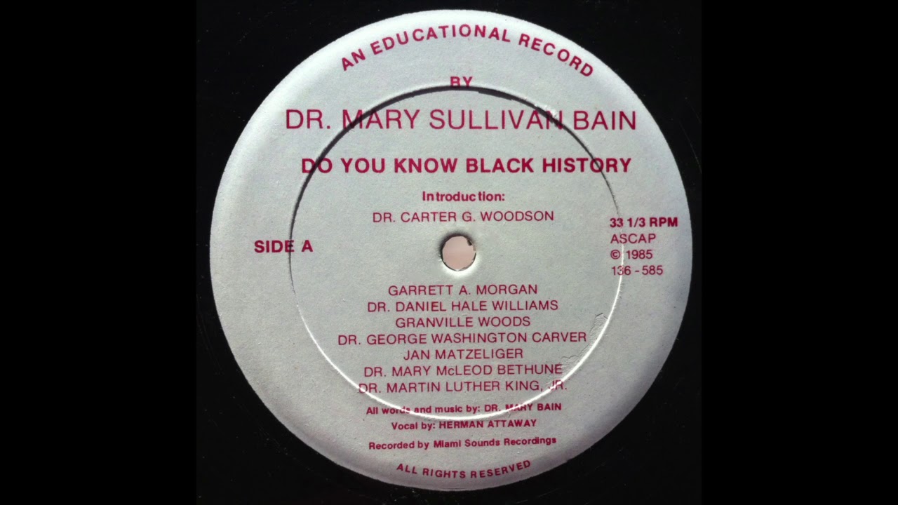 Dr Mary Sullivan Bain 'Do You Know Black History' 12