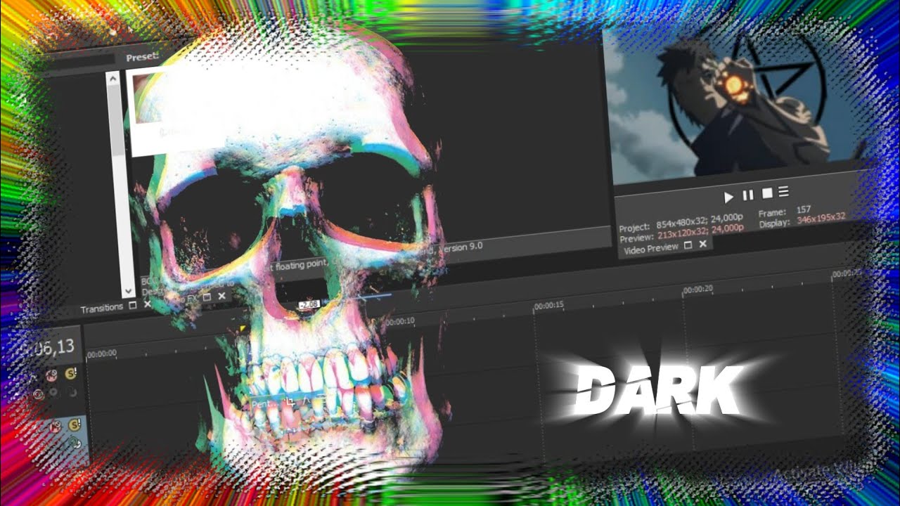 AMV Mask Animation Like shinsaku.ins - Sony Vegas Pro