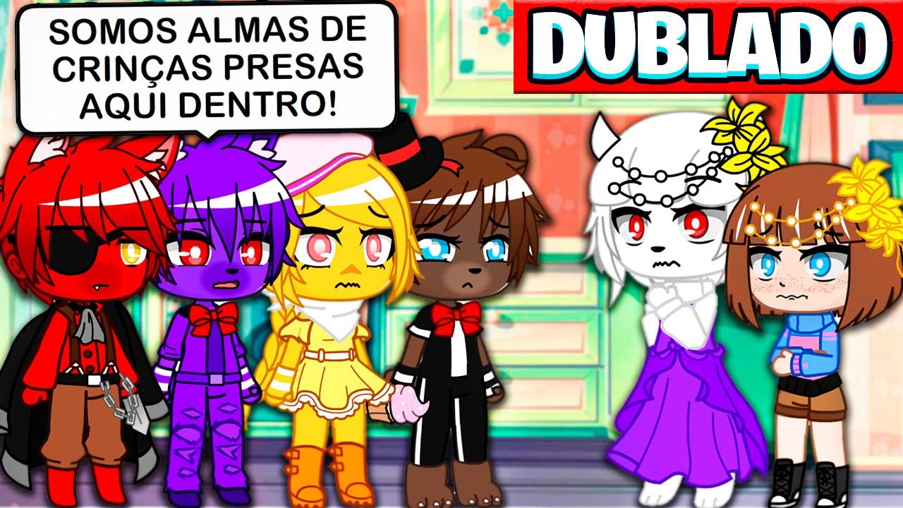 FNAF 1 CONHECE UNDERTALE ! MINI FILME GACHA CLUB