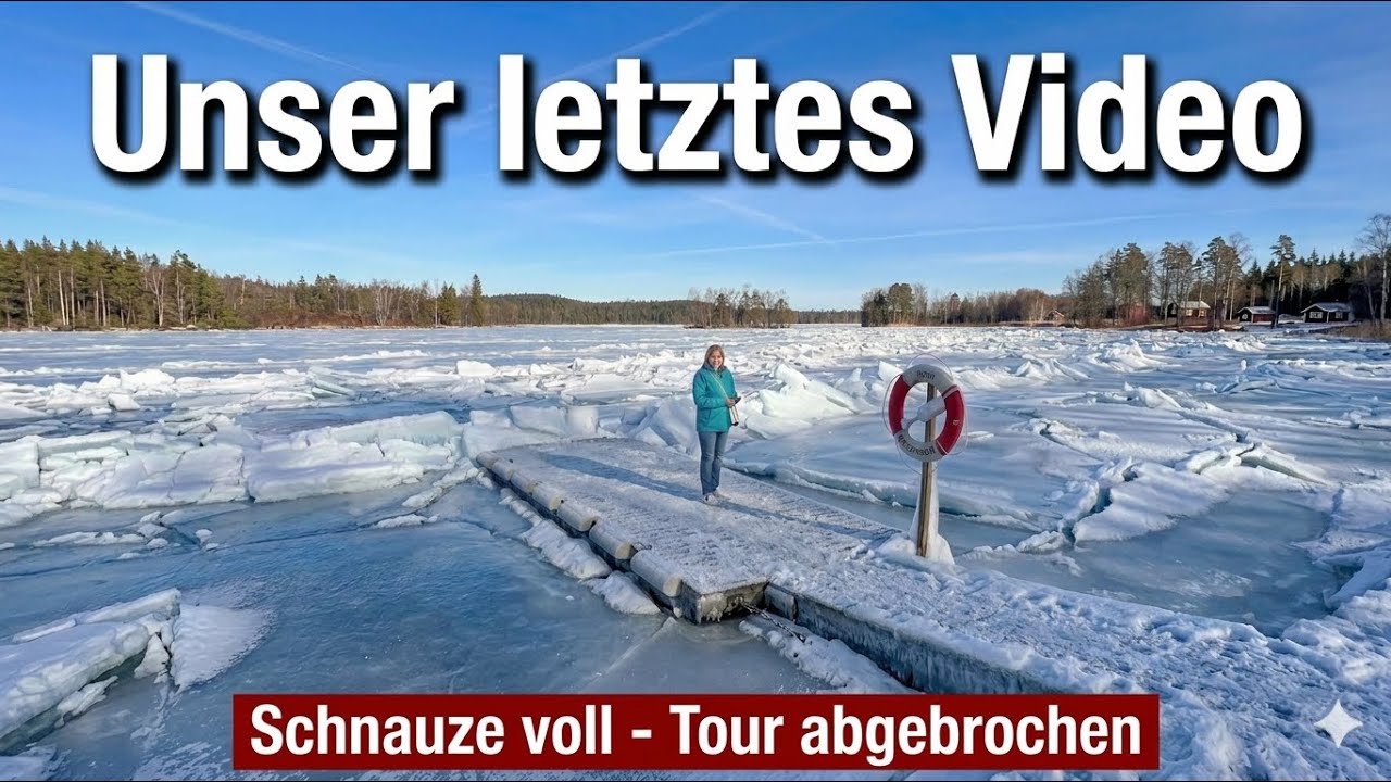 #365 unser letztes Video, Abbruch der Tour Polar Express, Schnauze voll