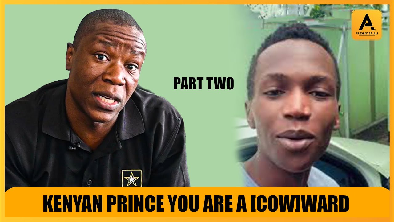 DRAMA! TRUTHWATCHDOG & KENYAN PRINCE !! AMEKIMBIA AMEOGOPA KUJA KUANIKWA!!